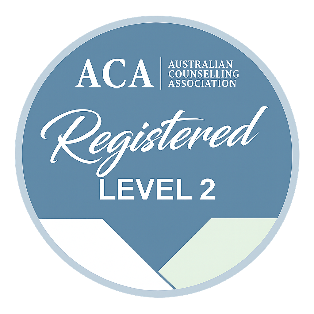 Australian Counselling Association (ACA) Level 2 Registered Counsellor badge